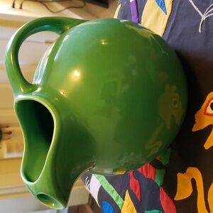 Vintage Homer Laughlin Harlequin 1940's Green Round Pitcher